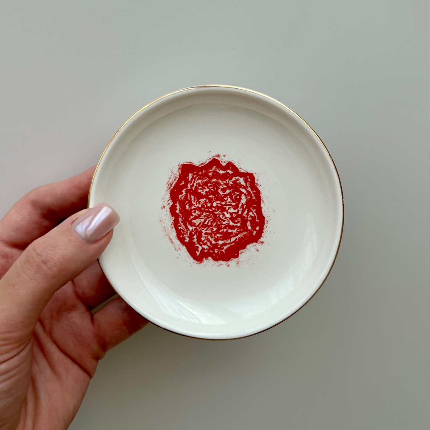Tea Party Candle Plate