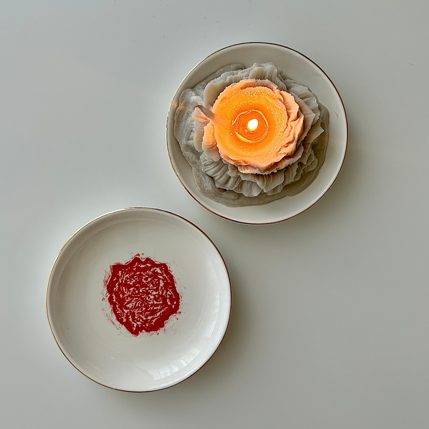 Tea Party Candle Plate